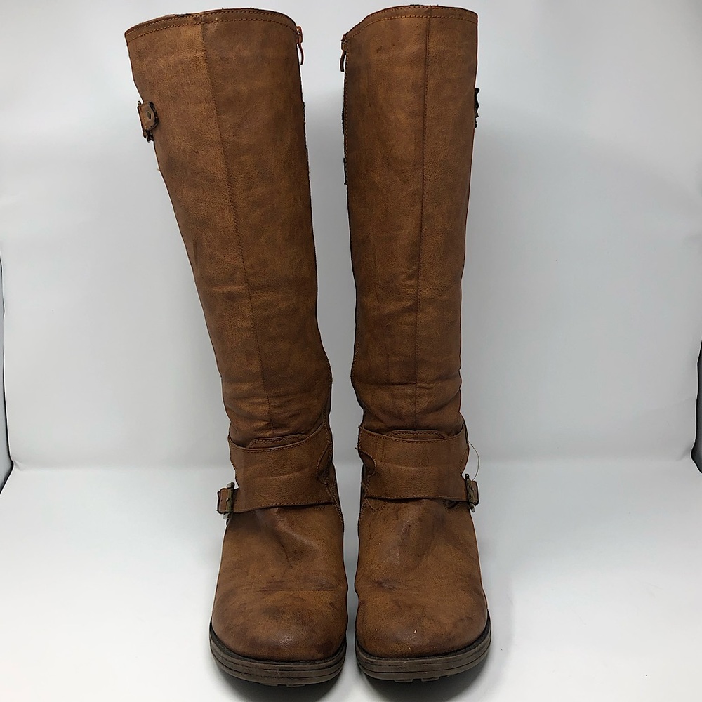 Brown Mid Calf Boots Size 11